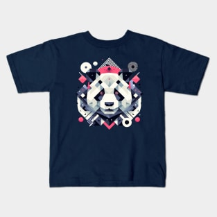 Abstract Animal Panda 2 Kids T-Shirt